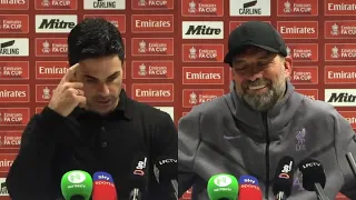 Реакция Артеты и Клоппа после матча Арсенал 0:2 Ливерпуль
