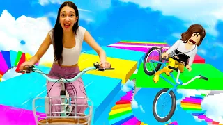 APRENDI a ANDAR DE BICICLETA no ROBLOX (But You're on a Bike) | Luluca Games