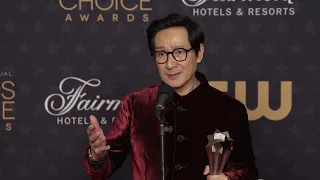 Ke Huy Quan remembers the first award he received after getting the Critics Choice Award