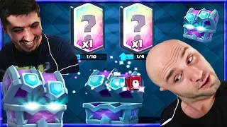 KAFASIYLA EFSANEVİ KART ÇIKARAN ÇILGIN ERKAN REİS! - CLASH ROYALE LİG SANDIĞI AÇILIŞI