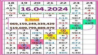 Total 5 or 0 For 16.04.2024 Thai Lottery