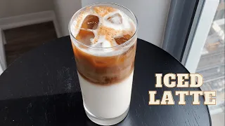 How to make Iced Latte using instant coffee/ nescafe ~ cafe style