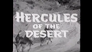 HERCULES of the DESERT, Trailer. Kirk Morris. 1963.