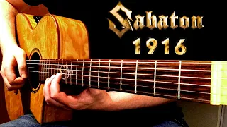 SABATON - 1916 | Guitar Cover + Chords & Tabs (Motörhead Tribute)