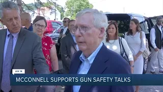 McConnell supports gun safety talks