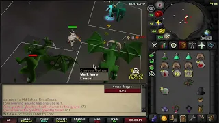 OSRS Lance + Thrall Green Dragons 300+ bones/hr