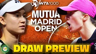 Is Swiatek Favourite? | WTA Madrid Open 2024 | Draw Preview & Predictions | GTL Tennis Podcast