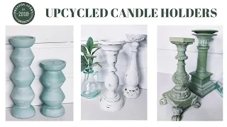 DIY CANDLE HOLDERS~ DIY Candle Holder Ideas ~ Upcycled Candle Holders ~ Easy DIY Candle holder