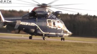 Eurocopter EC 155 Departure with taxi *FULL startup*