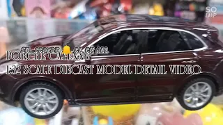 PORCHE CAYENNE SCALE MODEL 1:32 DETAIL VIDEO