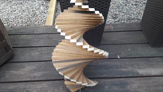 DIY How to make spiral windmill