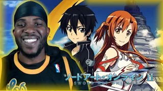 THIS LOOKS SOO GOOD!!🔥 |  Sword Art Online - Openings 1-10 | REACTION