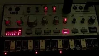 korg volca bass setting the midi channel set up