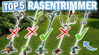 Top 5 RASENTRIMMER 2024 | Die Besten Akku Rasentrimmer aus 5 Preisklassen