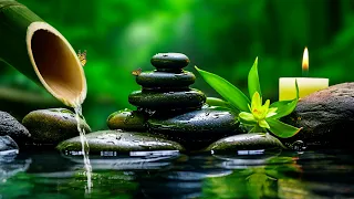 Relaxing piano music 🌿 Water sound flowing 🌿 Music for meditation, Zen Garden #4