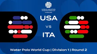 LIVE | USA vs Italy | Water Polo World Cup 2023 | Athens