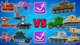 ALL 6 EPIC TANKS and ABILITY BOUNCY BULLET FIGHT in ADVENTURE MODE in Hills of Steel