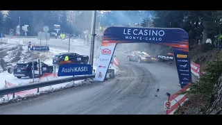 Monte-carlo 2023 : Crash Johnston Col de Turini