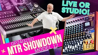 Tascam Model 12 or the Portastudio DP24S: Live or Studio- Which Is best for you?