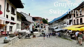 Les Gruyères - The Medieval French Town and Home to the world Famous Cheese! Swiss Village