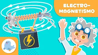 ELECTROMAGNETISMO para niños ⚡🧲 ¿Qué es un electroimán? 🔌 Ciencias para niños