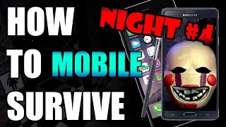 How To Survive And Beat Five Nights At Freddy's 2 Night 4 | MOBILE GUIDE