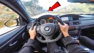 BMW E92 M3 - POV DRIVE CANYON RUN!! (Loud Exhaust!)