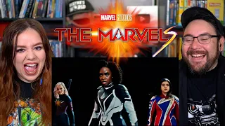 The MARVELOUS Miss Marvels! | THE MARVELS Official Teaser Trailer REACTION | Captain Marvel 2