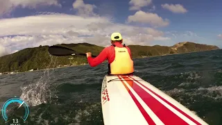 Downwind Surfski Using a Different Camera Placement