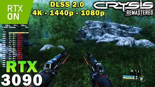 Crysis Remastered v2.1 | DLSS 2.0 | RTX 3090 | i9 10900K 5.2GHz | 4K - 1440p - 1080p | Max Settings