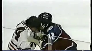 Chris Simon vs Bob Probert