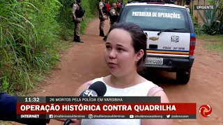 Operação histórica contra quadrilha em Varginha