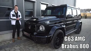 Acest Mercedes e un monstru de 800 de cai - Brabus 800 G63 AMG