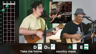 John Denver - "Take Me Home Country Roads" (Ukulele Play-Along!)