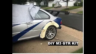 Building the M3 GTR Kit MYSELF - Rear Flare