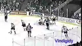 Viktor Kozlov nice pass to Jeff Friesen for a goal for Sharks (1997)