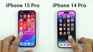 iPhone 15 Pro vs iPhone 14 Pro - SPEED TEST