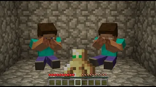 Who to save from death.... Herobrine or Steve!?!?