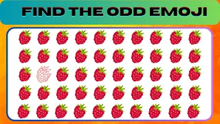 Find the odd one out emoji | Spot the different emoji challenge