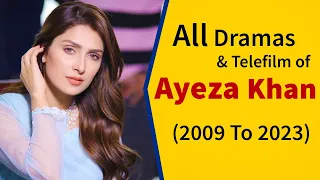 Top 40 Ayeza Khan Dramas list | Aiza Khan Drama| Ayeza Khan all dramas & telefilm #ayezakhan