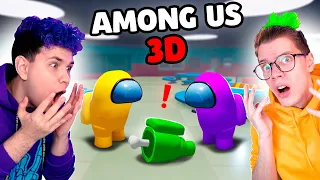 ❗ AMONG US в 3D - НАЙДИ ПРЕДАТЕЛЯ 😱🔥 амонг ас, но МЫ ПРОТИВ ПОДПИСЧИКОВ с @meels_play