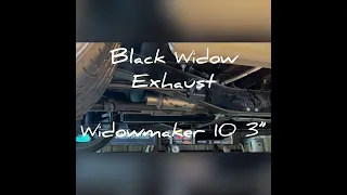 71 Chevy C10 - Black Widow Exhaust Widow Maker 3” - Start up and rev