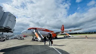 Taking off from Edinburgh (Vertical video) / EasyJet / A320