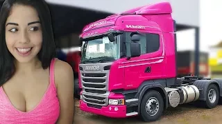 MINHA PRIMEIRA VEZ NO Euro Truck Simulator 2