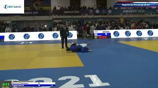 66 kg Кушхов Т Горенский В 08 11 2021 Т3 Первенство России по дзюдо до 18 лет, ИЖЕВСК