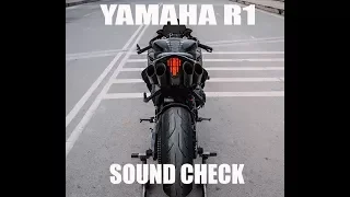 Yamaha R1 | Soundcheck | Toce performance exhaust | FullHD