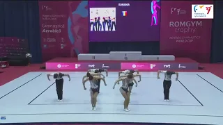 ROMGYM TROPHY 2023 || FINAL | AEROBIC DANCE - ROMANIA