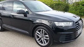 2018 68 Audi Q7 3.0 50 TDI V6 Black Edition Tiptronic Quattro Huge Spec Pan Roof