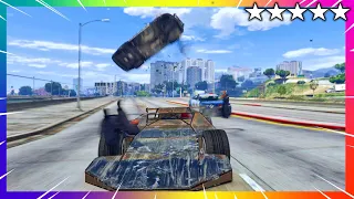 GTA 5 Police Chase - Best Car - Ramp Buggy | GTA V Five Star Cop Battle Funny Trolling Moments