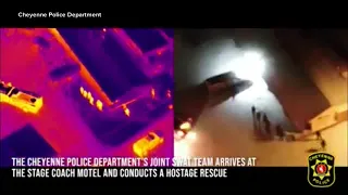 Drone footage of Joseph Beecher's arrest